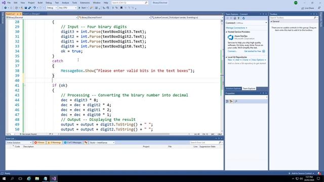02 Continuation of Previous Example with boolean flag, if statements, and more errors handing смотреть онлайн