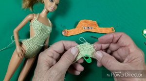 Головной убор с козырьком связаный крючком для Барби. Урок вязания. Barbie Crochet. Мастер-клас