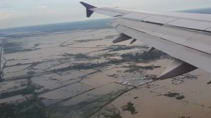 Landing to Siem Reap international airport