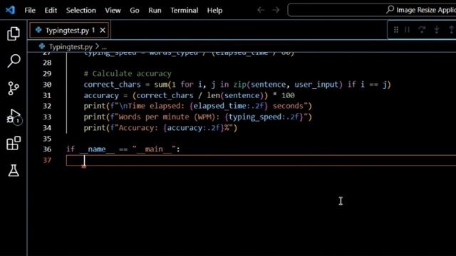 Create Typing Test Tool in 2 Minutes- Python Robotics. Complete codes in the description #python