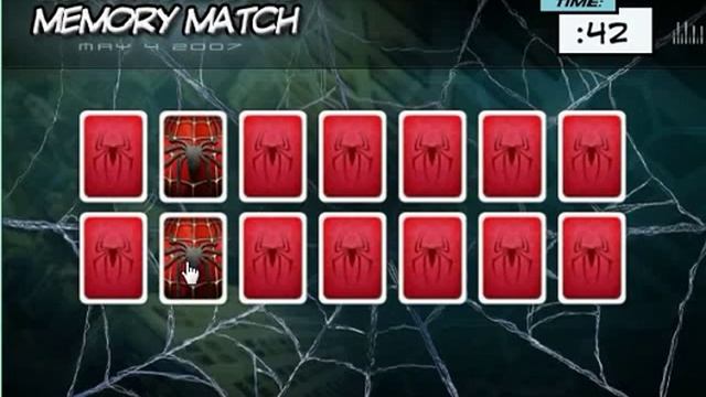 Spiderman 3 Memory Match - gamesspiderman.net смотреть онлайн