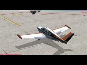 [FSX] My new aircraft -  Beechcraft V35B Bonanza (Read the description of the video)