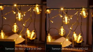 Сравнение Tamron 28-75/2.8 Di III VXD G2 и Tamron 35-150/2-2.8 Di III VXD
