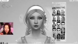 I Tried Making Rainbow Sims.. But I Can't See Any Colour?? // Sims 4 Black and White CAS Challenge