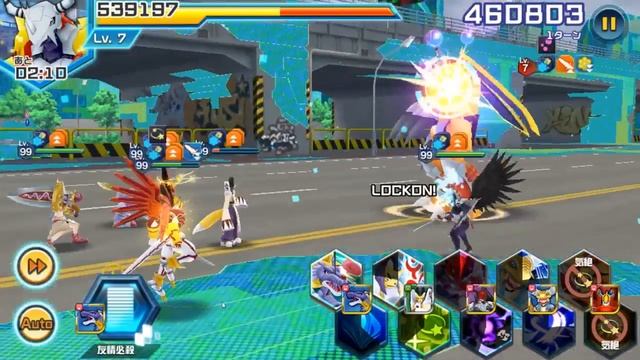 Digimon Rearise English - WarGreymon Raid Level 1~10 With Evolution смотреть онлайн