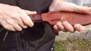 Нож из обоймы подшипника, сталь: шх15
