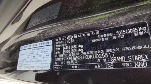 Обзор полученных автомобилей Hyundai Grand Starex и Kia Carnival от 10 сентября 2021 года