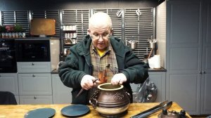 Кролик в сметане афганском казане. Опять  афганказан.