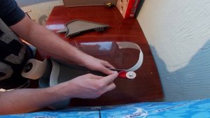 Банжо, рабочий процесс ,проклейка ленты, наш способ