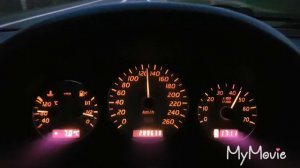 Mercedes W163 ML 55 AMG 0-200km/h exhaust sound, acceleration