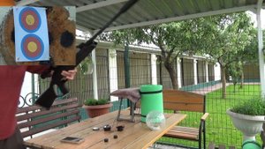 Пристрелка оптического прицела на пневматическом ружье