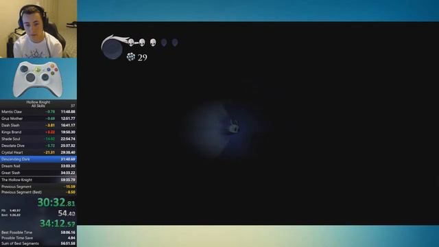 [Old PB] Hollow Knight Speedrun - All Skills No Major Glitches in 59:27.50 смотреть онлайн