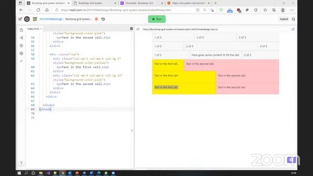 Introduction to Bootstrap (Module 12 | CEIT 419 | 2021 Fall)