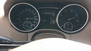 Mercedes-Benz GL500 (388HP) 2009 Acceleration 0-240 KM/H