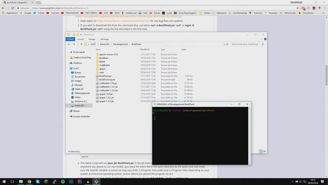 Installer et utiliser BuildTools (Spigot/Bukkit) смотреть онлайн