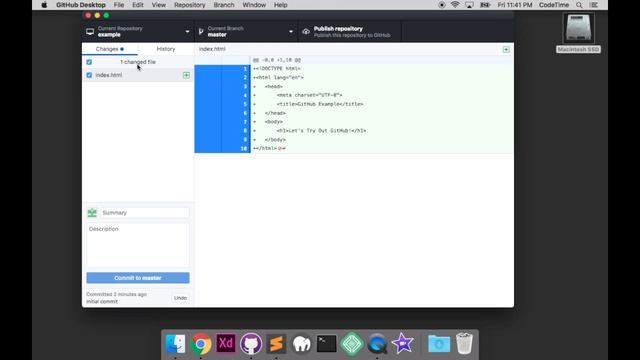 Getting Started With GitHub, Part 2: GitHub Desktop смотреть онлайн