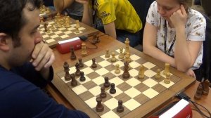 FM Viktoria Chernyak - GM Gadir Guseinov, English opening, Blitz chess