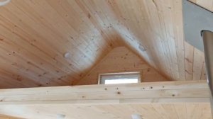 Каркасный домик с лофт-этажом.