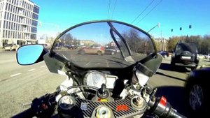 байкер разбился на скорости