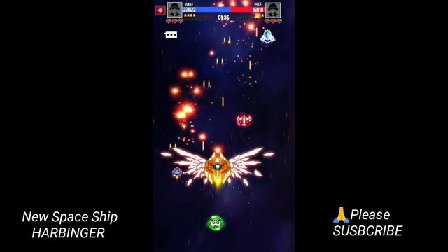 Space Shooter Galaxy Attack  New space ship harbinger ( NEW UPDATE )