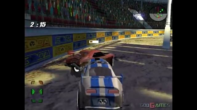Destruction Derby Arenas - Gameplay PS2 HD 720P смотреть онлайн