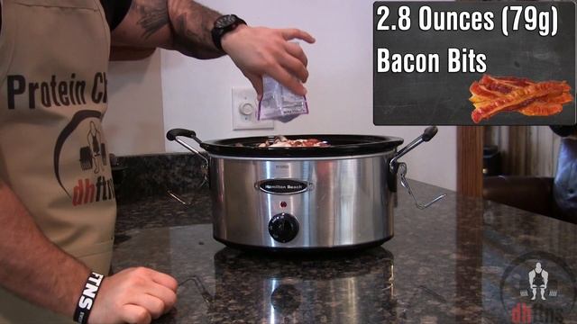 Slow Cooker Bacon Cheddar Ranch Chicken | Easy Meal Prep Recipe смотреть онлайн