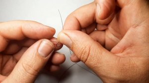 Как привязать простую мормышку