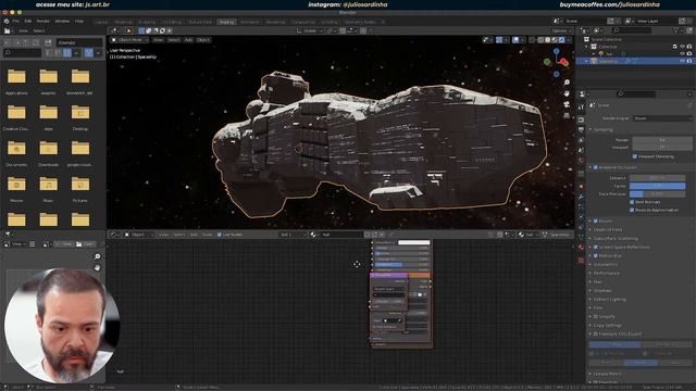 Como criar naves espaciais 3D facilmente no Blender usando o SpaceShip add-on. Bom, bonito e grátis смотреть онлайн