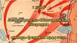 Первый удар. Ленинградско - Новгородская операция