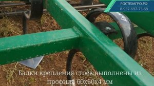 КИРОВЕЦ К-700 С КУЛЬТИВАТОРОМ ДЛЯ СПЛОШНОЙ ОБРАБОТКИ ПОЧВЫ КПУ-12 ЕВРО "РАДОГОСТ-МАШ" РОСТЕХАГРО.РФ