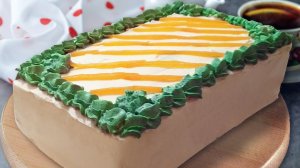 ПП Бисквитный торт для диабетика без сахара на ржаной муке.