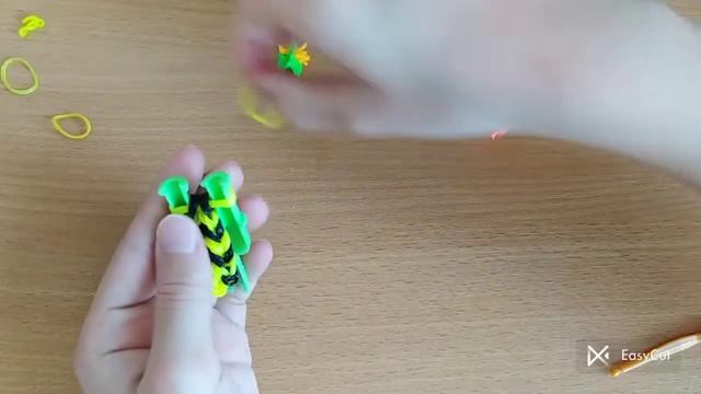 Как сделать ящерицу из резинок