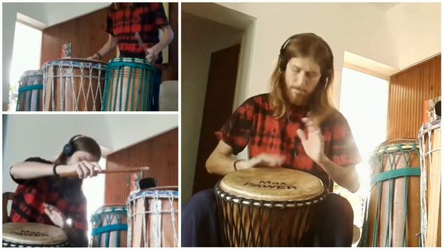 DJEMBE LESSON - Afro percussion online - Online Afro Drums - CLASES de PERCUSSION AFRICANA ONLINE 4 смотреть онлайн