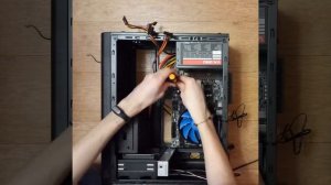 Timelapse Сборка бюджетного ПК на Intel Core i3