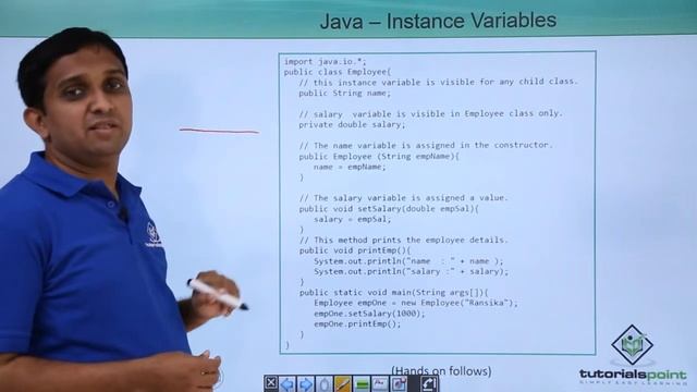 Java - Instance Variables смотреть онлайн
