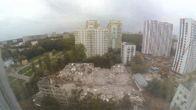 Снос домов на Ярцевской 04/10/2017 смотреть онлайн