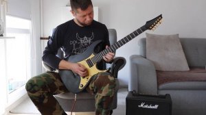 Ibanez Infinity R vs DiMarzio PAF with Marshall CODE 25 - GRGR131EX