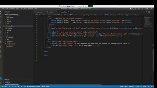 #5 Acquisition et visualisation des données de capteurs dans une page web avec l'ESP32 смотреть онлайн
