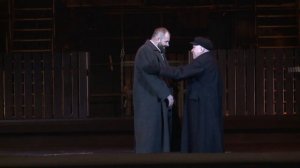 Театр им. Моссовета. Интервью на фоне спектакля «Странник»