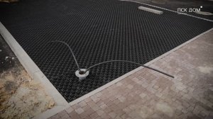 Из чего сделаны пешеходные дорожки во дворе? | Проекты ПСК Дом