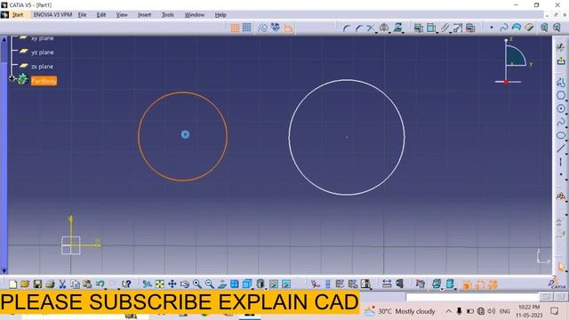 Mastering the Sketch Tool Toolbar in CATIA | EXPLAIN CAD | CATIA TUTORIALS |