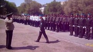 Доклад командира роты.