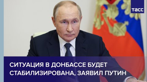 Ситуация в Донбассе будет стабилизирована, заявил Путин