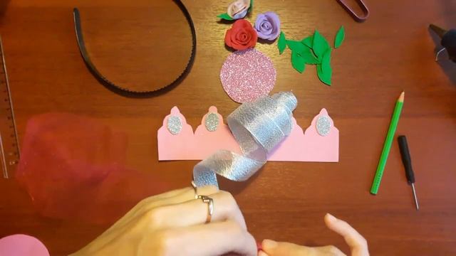 Корона из фоамирана (МК) Новогодняя корона смотреть онлайн