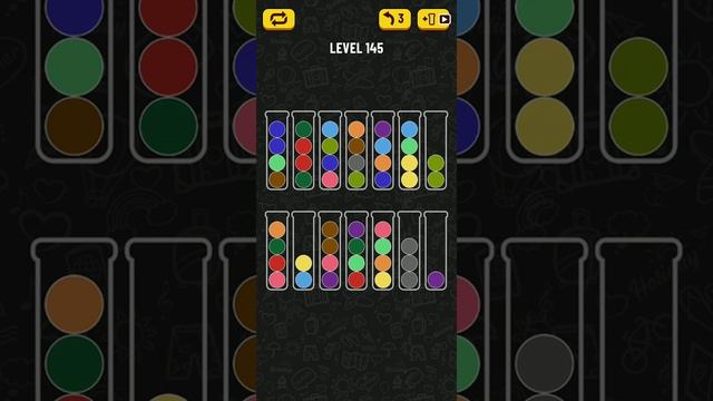 Ball Sort Puzzle Answers Level 141 142 143 144 145 146 147 148 149 150 Solutions Walkthrough