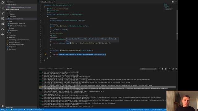 ASP NET Core Entity Framework Core Tip