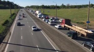 Пробка на Загородном шоссе Оренбурга