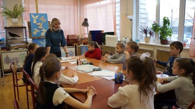 Открытый урок "Рождественская деревня"