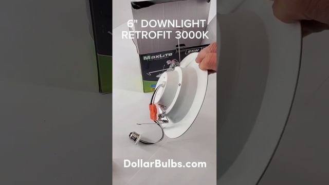 LED Lights For Affordable Price! LED Bulbs For Sale! 6 Inch LED Downlight Retrofit 3000k