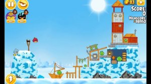 Angry birds seasons - On Finn ice